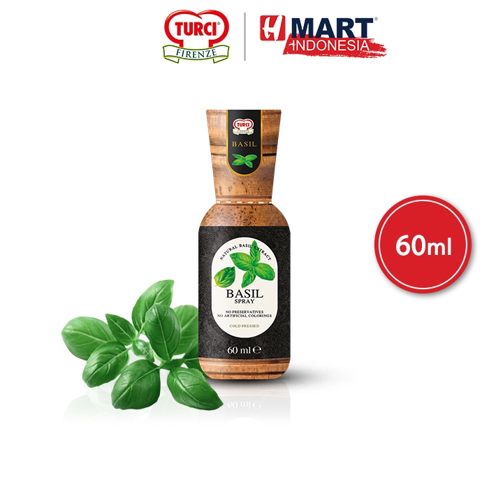 

TURCI FIRENZE Basil Gourmet Spray - Minyak Basil 60ml