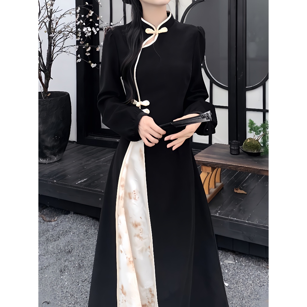 vg Long Dress Cheongsam Terbaru Dress gamis hijab friendly Rok panjang dress dress batik mewah dress