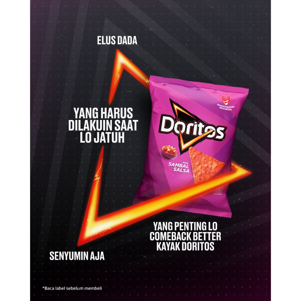 

Doritos Rasa Sambal Salsa / Rasa Jagung Bakar 55-120gram