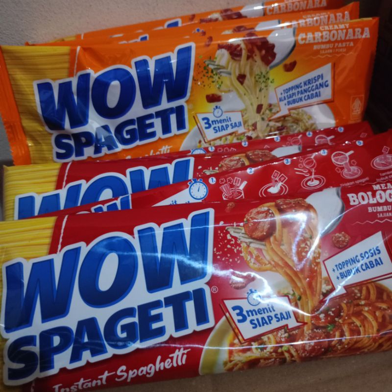 

Wow Spaghetti Paket Isi 5 Instan Carbonara Bolognese