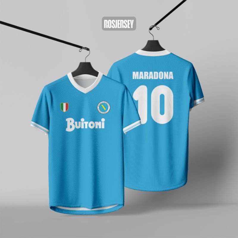 Jersey Bola Napoli 1985 Maradona