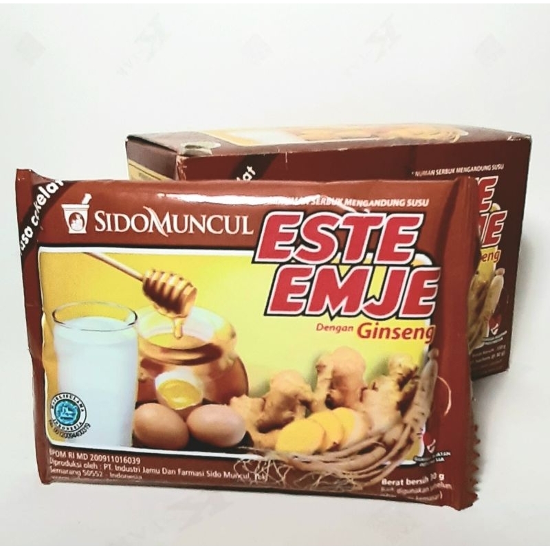 

ESTE EMJE GINSENG RASA COKLAT SIDO MUNCUL ISI 5 SACHETS