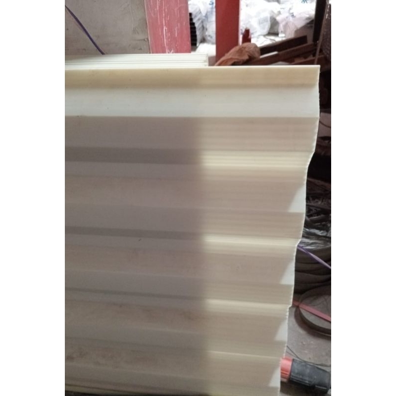 Atap UPVC Rooftop semi translucent double layer/meter