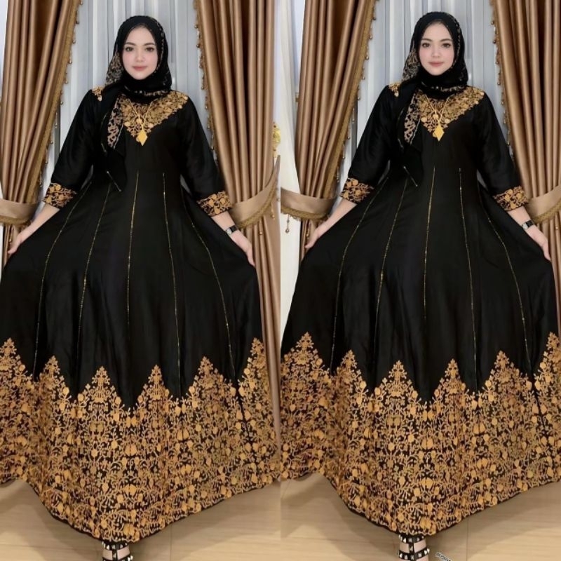 GAMIS DRESS HINDI KAJOL RAYON TWILL MIX BORDIR SWAROSKI