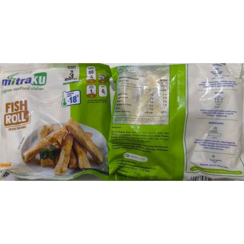 

Fishroll mitraku isi10 250gr