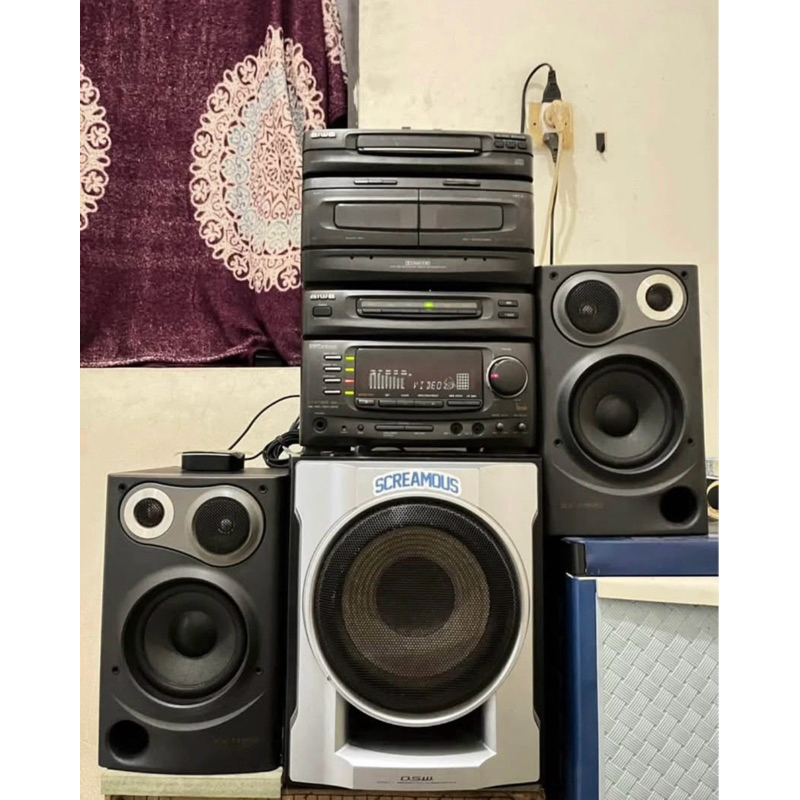 speaker aiwa/subwofer sony