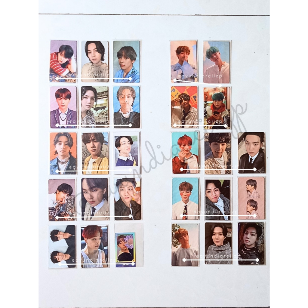 [Official] BTS Album Photocard LY Her Tear Answer Persona Butter Dday RM Jin Suga Jhope Jimin Taehyu