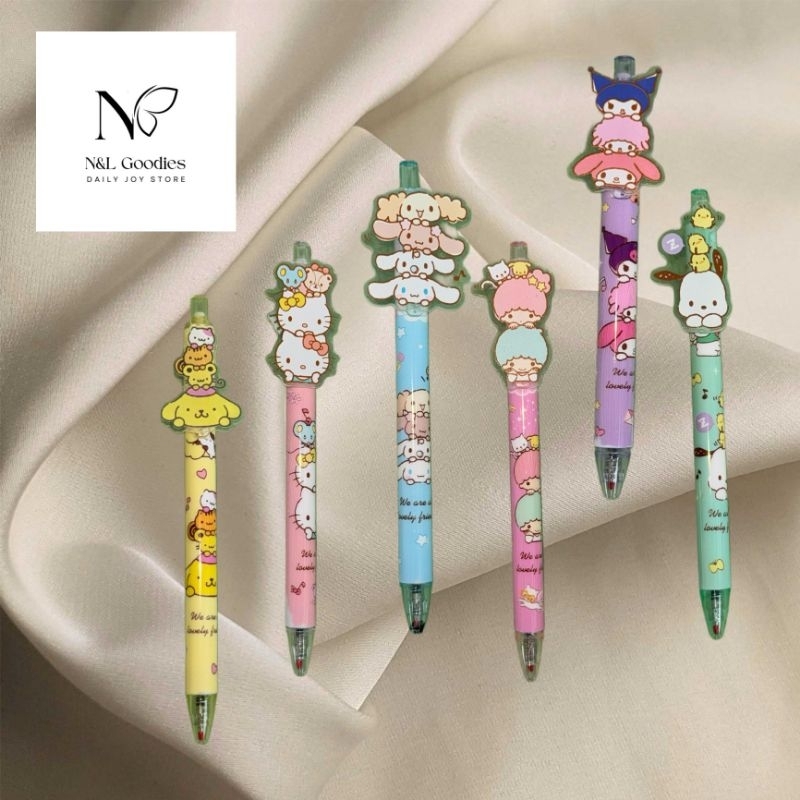 

Pulpen Gel Karakter Sanrio Lucu Viral – Hello Kitty, My Melody, Kuromi, Pompompurin, Cinnamorol, Pochacco