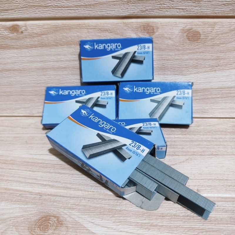

Refill Isi Stapler Staples Kangaro Isi Hekter 23/8 Mm 5/16 Isi Stapler Jilid Buku