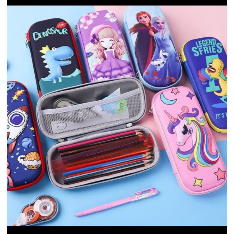 

Tempat Pensil Anak Sekolah 3D Bahan EVA Anti Air