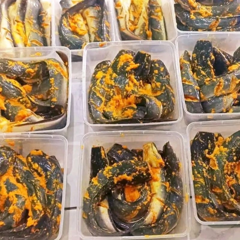 

Lele bumbu kuning siap goreng