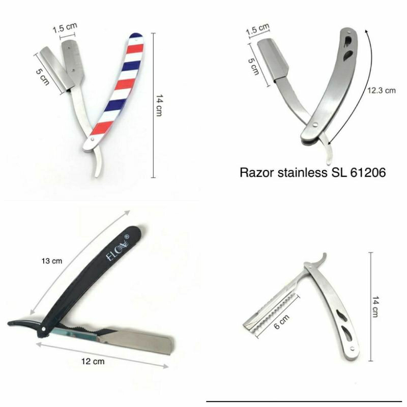 gagang razor pisau cukur razor lipat