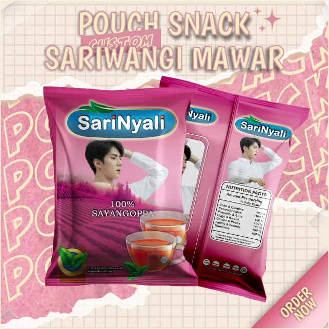 

Snack Pouch Jumbo Custom Sariwangi Mawar