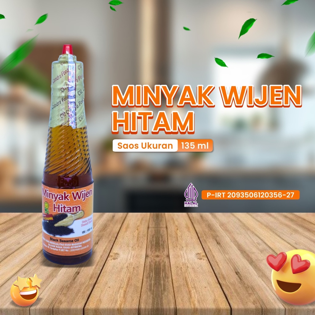 

Minyak Wijen Hitam , Seasoning Oil , Bahan Makanan , Masakan , CAP BUNGA MATAHARI 135ML