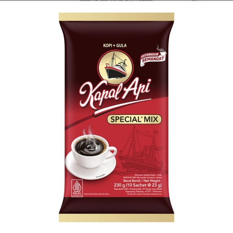 

❤️ StoryofMU ❤️ [RENCENG] KOPI KAPAL API Special Mix 23gr Renceng Isi 10 Sachet - Kopi Hitam+Gula