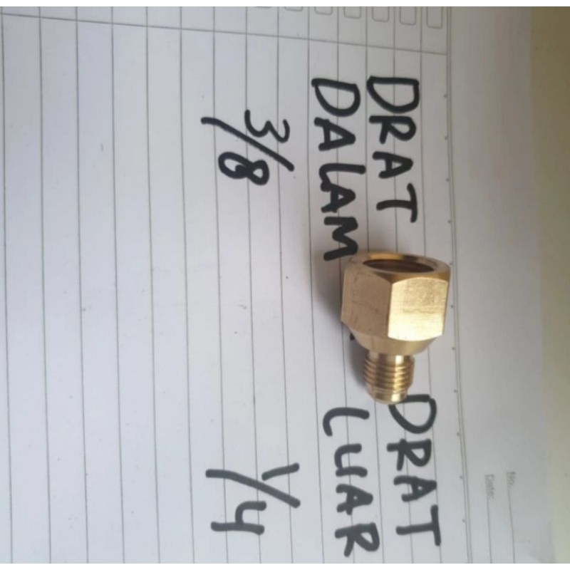 KONEKTOR DOUBLE NEPEL PIPA AC 3/8-1/4