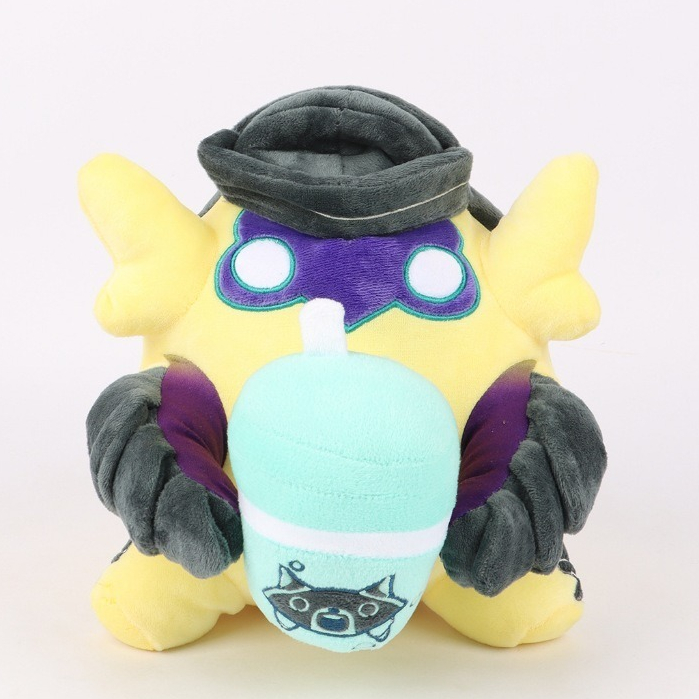 Boneka Wingman Valorant Plush Doll Gekko Pet Toys Kawaii Game Gaming