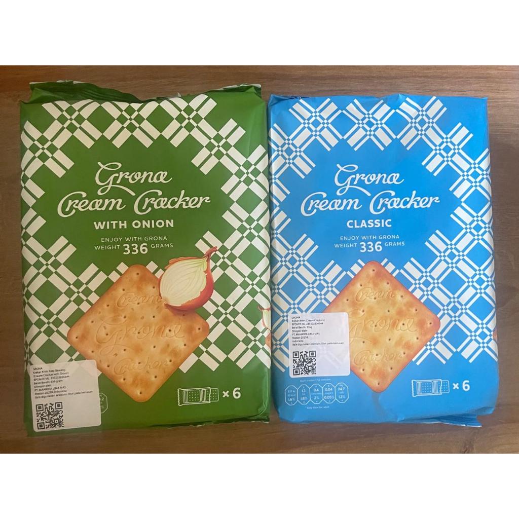 

Grona Cream Crackers 336g with onion