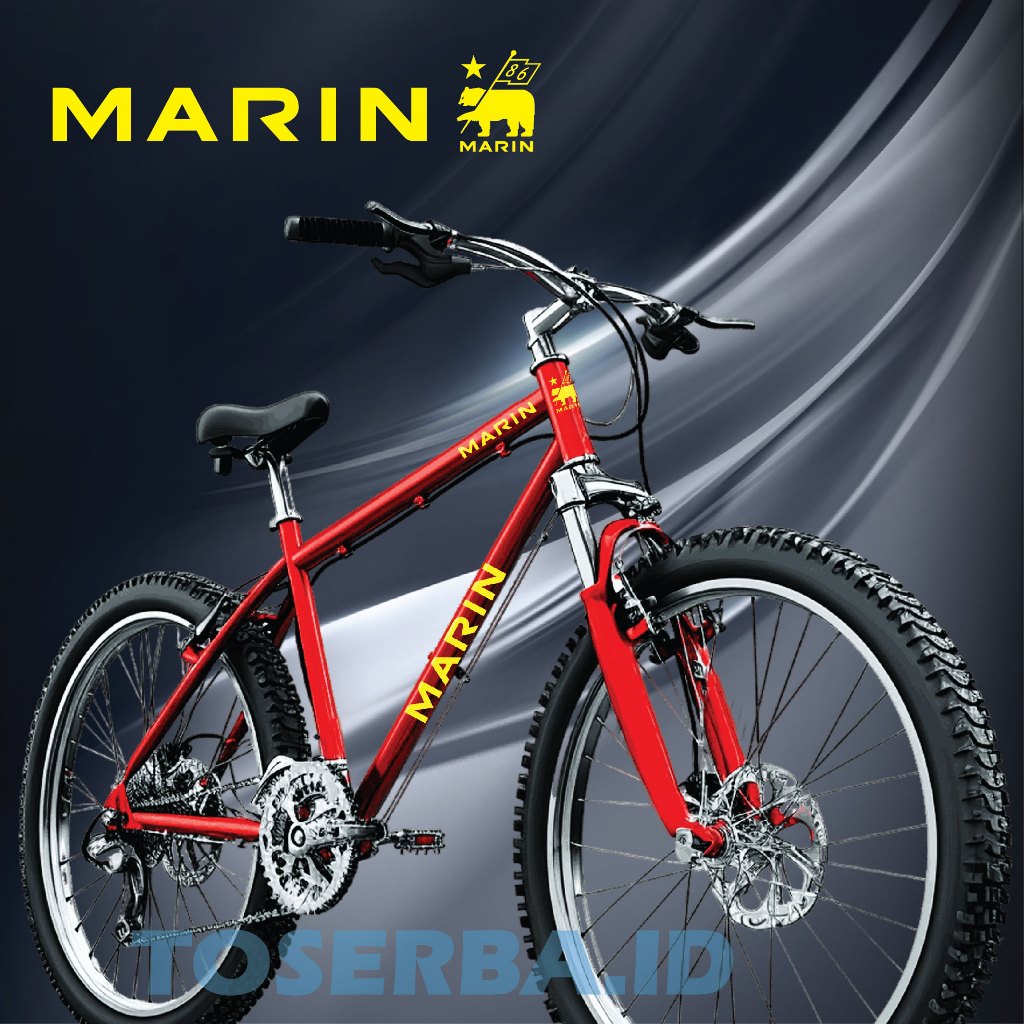 Sticker  1 set MARIN/ Cutting sticker sepeda