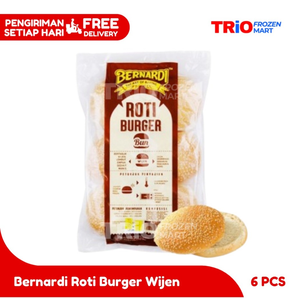 

Bernardi Roti Burger Wijen isi 6