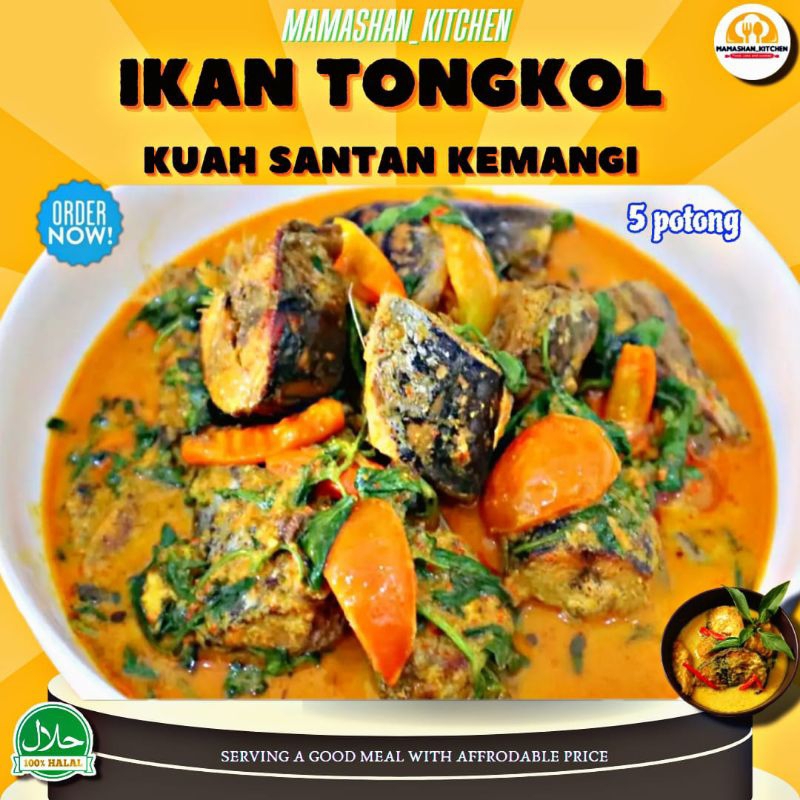 

MENU FAMILY..!! "TONGKOL KUAH SANTAN KEMANGI" (1 EKOR ISI 4-5 POTONG)