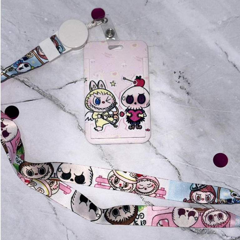 

Gantungan Kartu Name Tag / ID Card Holder Premium Labubu Sanrio - BC0493
