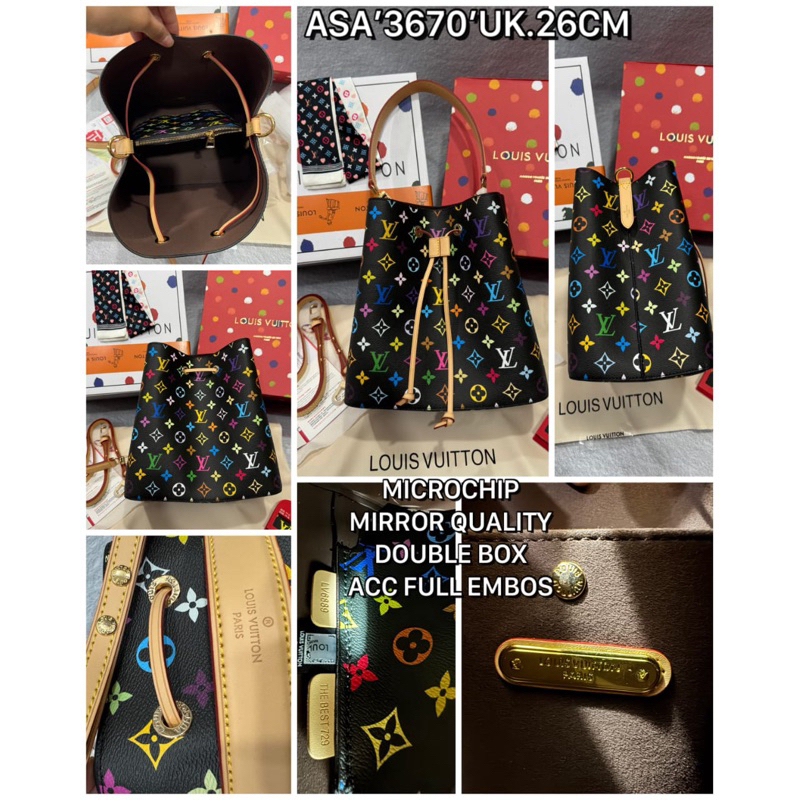 Tas Serut Motif Warna Warni Kulas Dobel Box