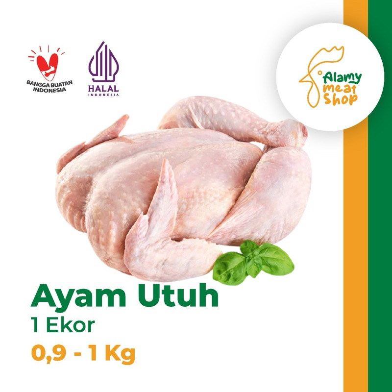 

ayam utuh/karkas 1kg 100%halal