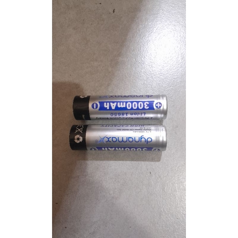 Baterai Dynamax Rechargerable 18650 3000mAH