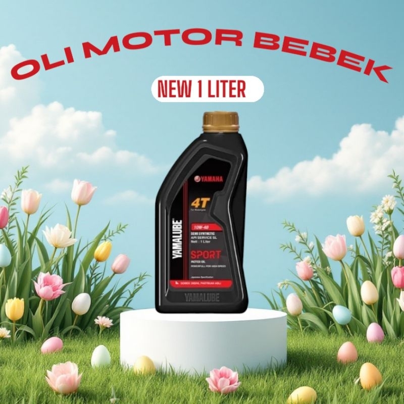 OLI MESIN MOTOR YAMALUBE SUPER SPORT 1 LITER 10W40 VIXION BYSON JUPITER MX