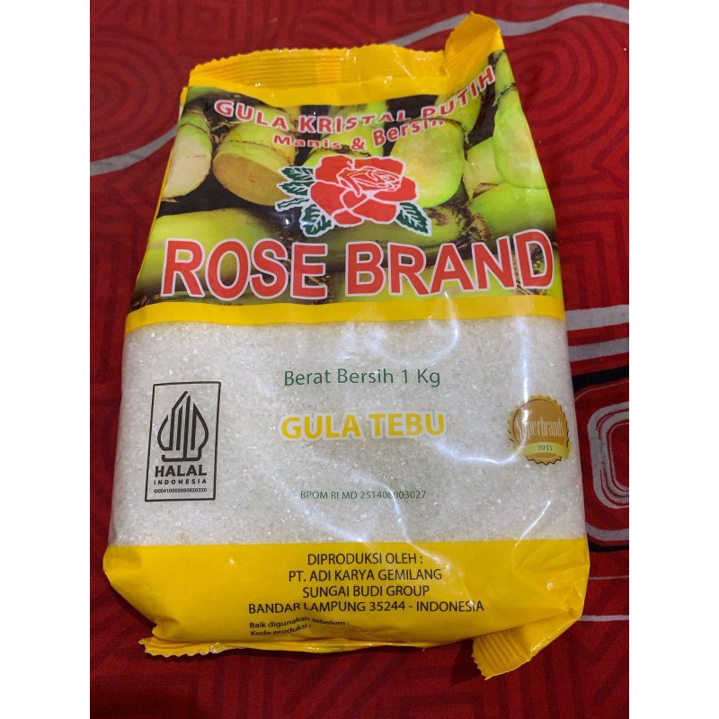 

Gula pasir rose brand 1 kg
