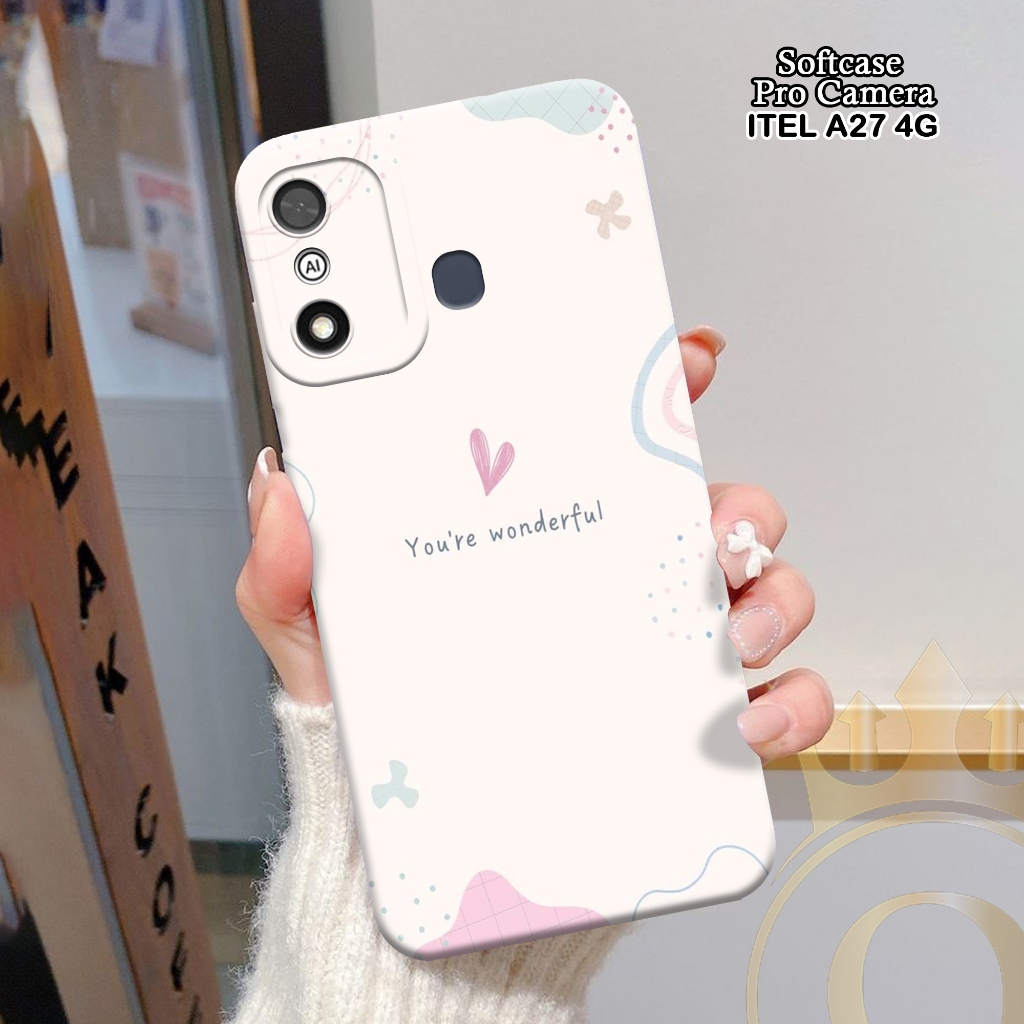 Softcase ITEL A27 4G - ORORA - Casing ITEL A27 4G  - Motif case Cartoon - ITEL - Softcase ITEL A27 4