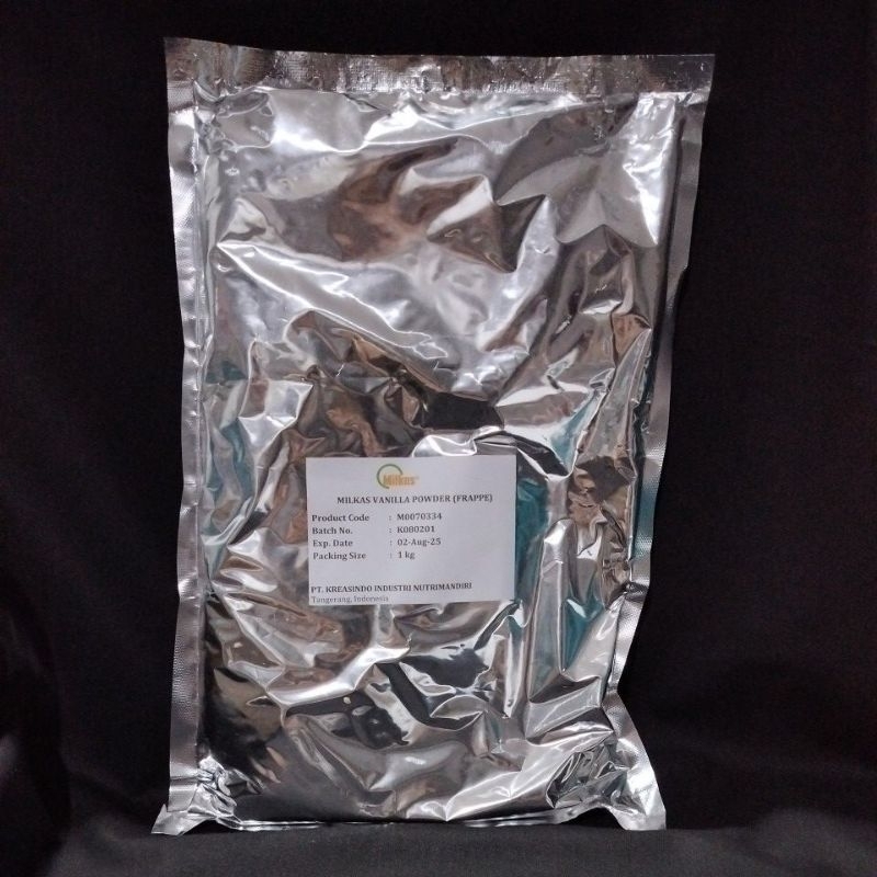 

Milkas Vanilla Powder / Frappe 1 Kg - Bubuk Minuman Vanilla Frappe 1 Kg