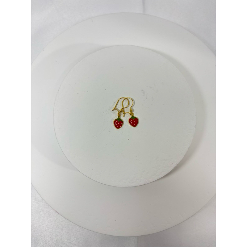 Anting Anak Strawberry Emas Muda 1/2 Gram