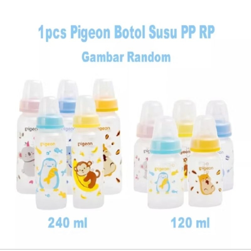 BOTOL PIGEON BAYI/BOTOL SUSU 240ML/BOTOL SUSU 120ML/BOTOL SUSU PIGEON