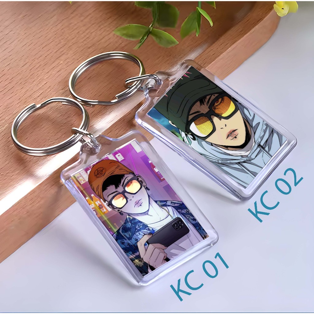 Keychain WOOIN WINDBREAKER - Ganci WEBTOON - Gantungan Kunci - WINDBREAKER WOOIN