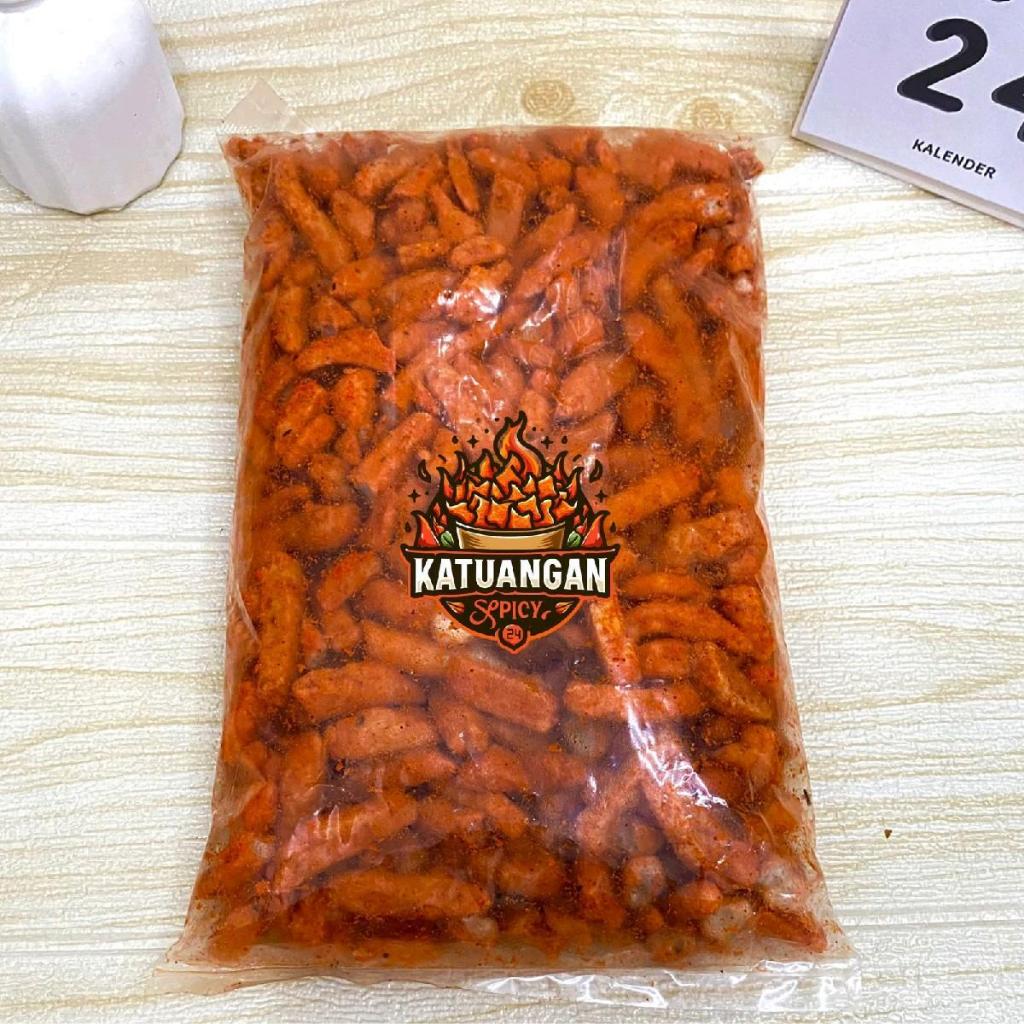 

wiw Basreng Paket Bundling 1Kg Banyak Rasa Snack Cemilan Instan Pedas Daun jeruk asin daun jeruk