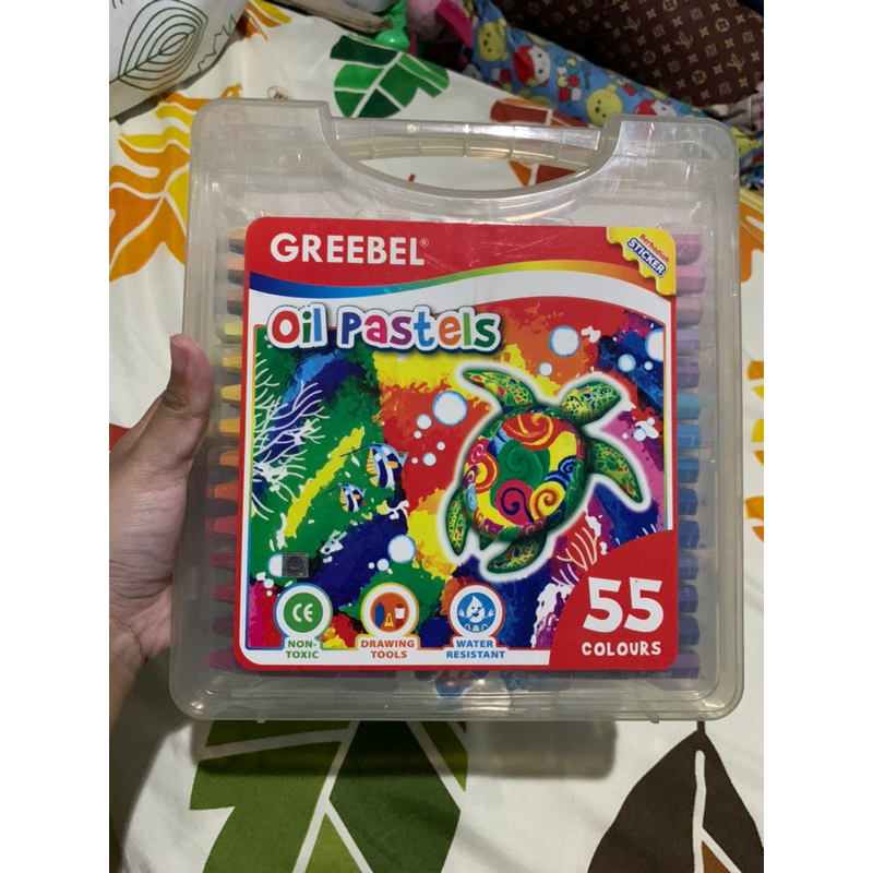 

PRELOVED Greebel Crayon Oil Pastels 55 Colours