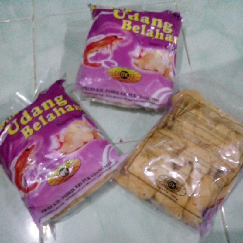 

kerupuk udang ukuran mede RWM 500 GR khas karawang Free buble