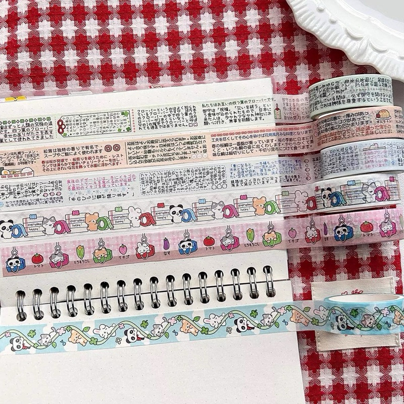 

washitape japan vibes matte dekorasi journal readystock B2370
