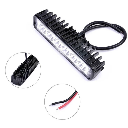 LAMPU TEMBAK LED CWL BAR 6 MATA SLIM BONWAY FLAT CREE