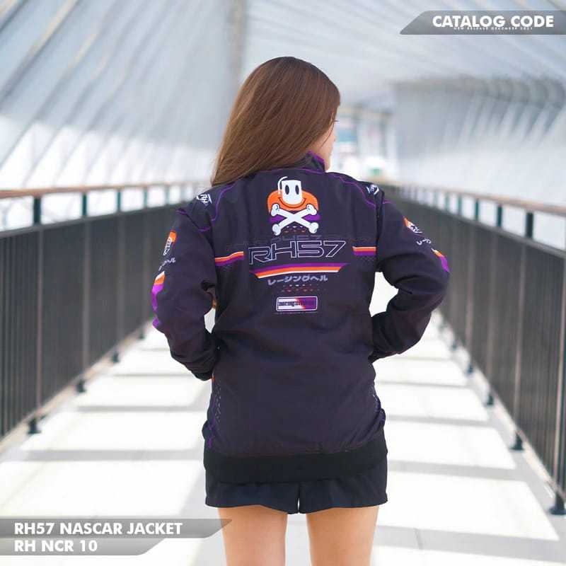 Jaket Racing RH57 Nascar Jacket NCR 10 Pria dan Wanita