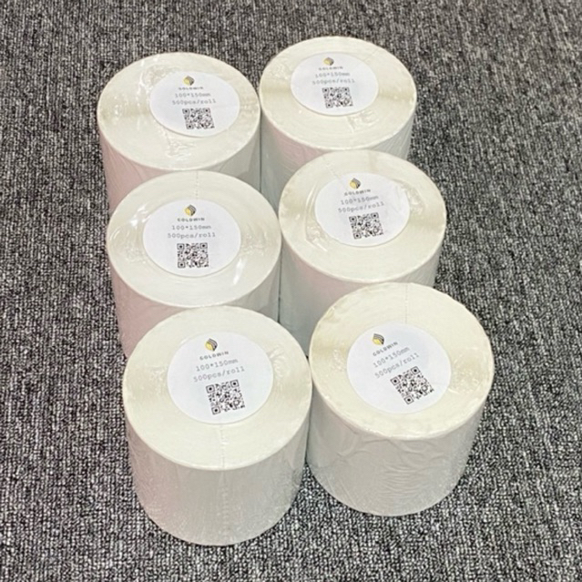 

Label Sticker Kertas Thermal Resi 100x150mm Isi 500pcs Ukuran A6