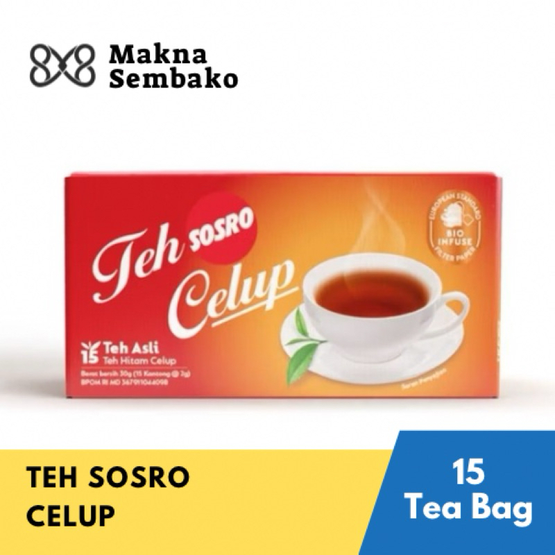 

TEH SOSRO CELUP - 15 TEA BAG / KANTONG