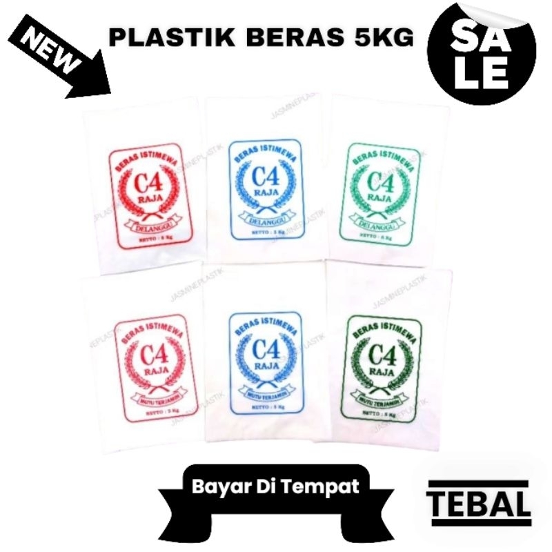 

PLASTIK BERAS C4 MUTU/DELANGGU 5KG (50Lembar) MURAH BERKUALITAS