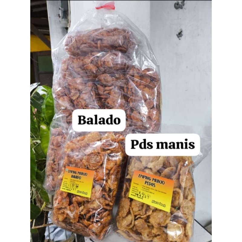

Emping Mlinjo Pedas Manis dan Balado 500 gr