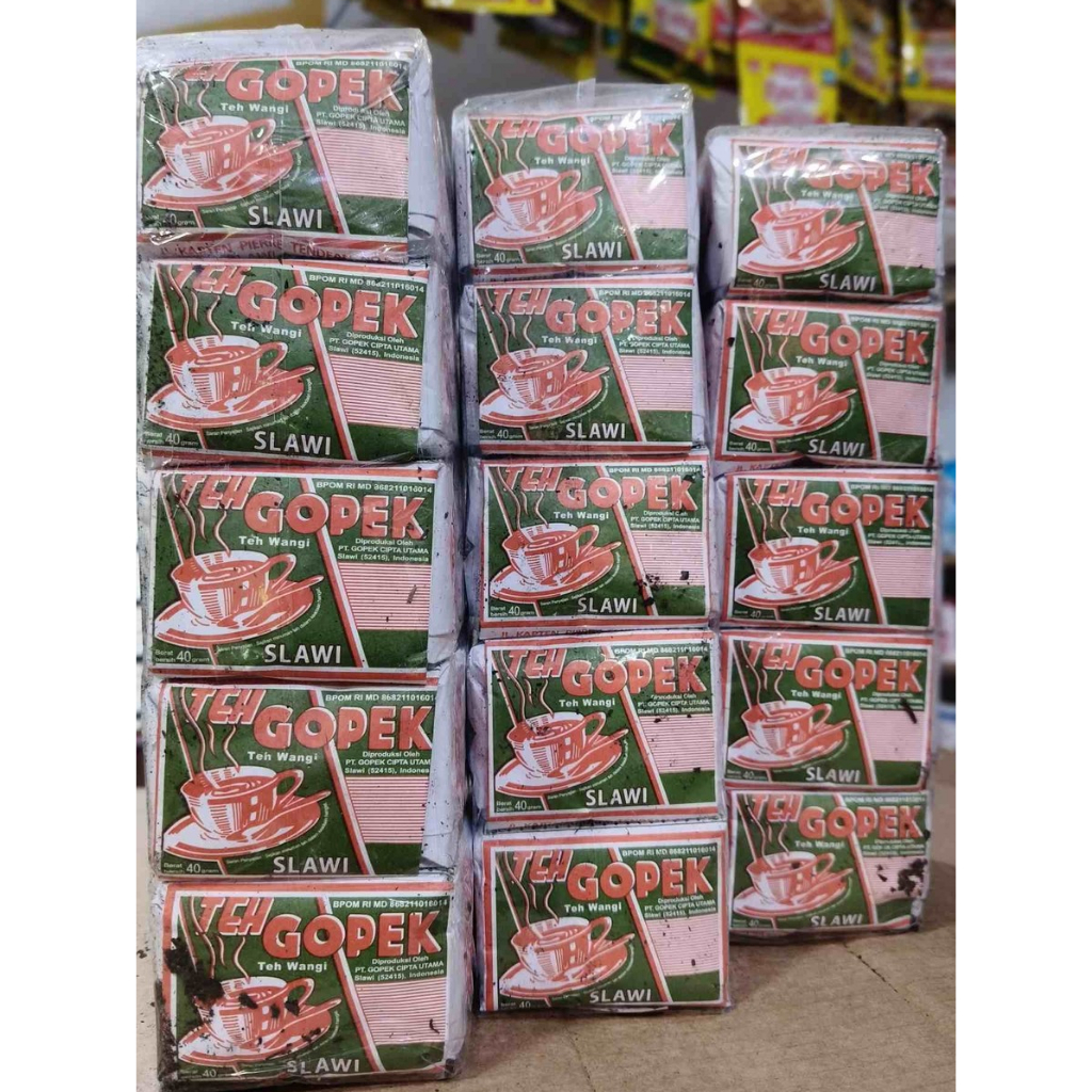 

Teh Gopek Tubruk isi 10 pcs @40g