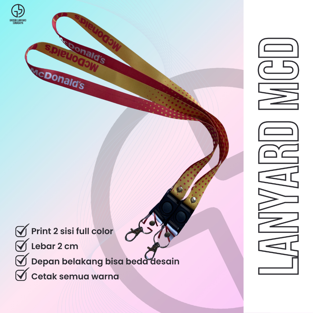 

LANYARD TALI ID CARD MCDONALS