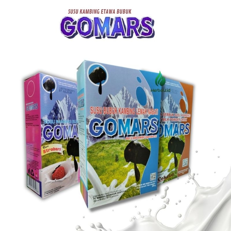 

( 4 box 89k ) Gomars susu kambing etawa 100℅ asli All variant