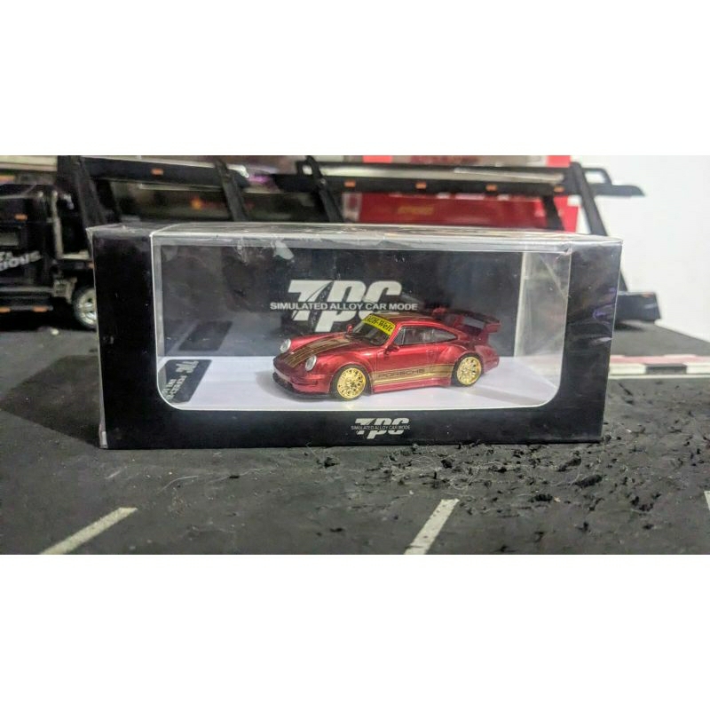 Diecast TPC Porsche RWB 964 Metallic Red Segel
